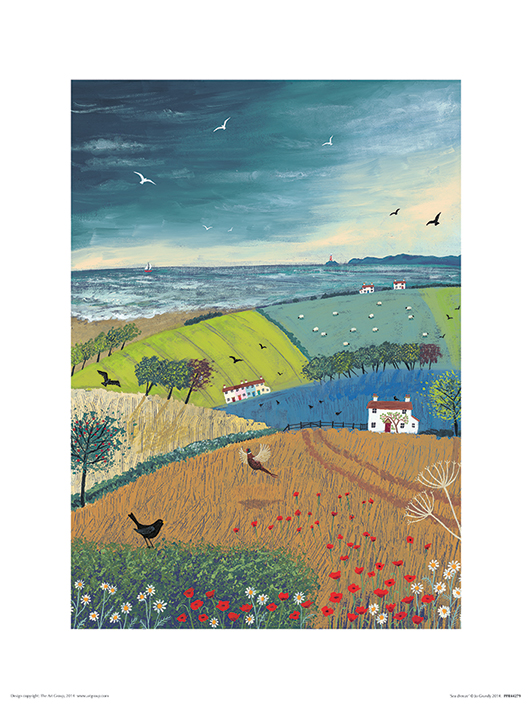 Jo Grundy (Sea Breeze) Art Prints