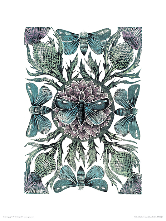 Amanda Colville (Moths & Thistles) Art Print