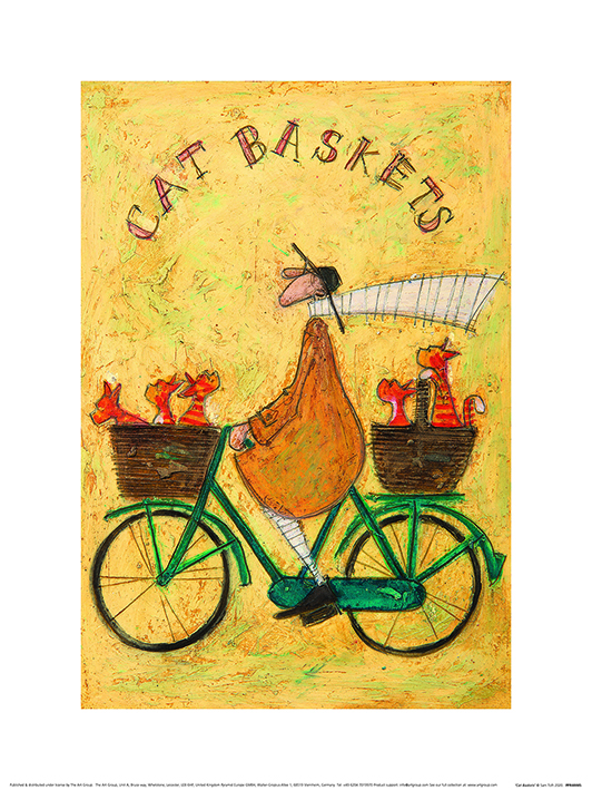 Sam Toft (Cat Baskets) Art Print