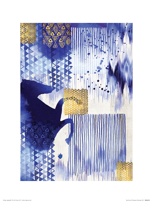 Summer Thornton (Ikat Horse) Art Print | The Art Group