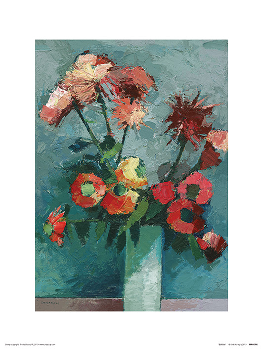 Paul Donaghy (Dahlias) Art Print