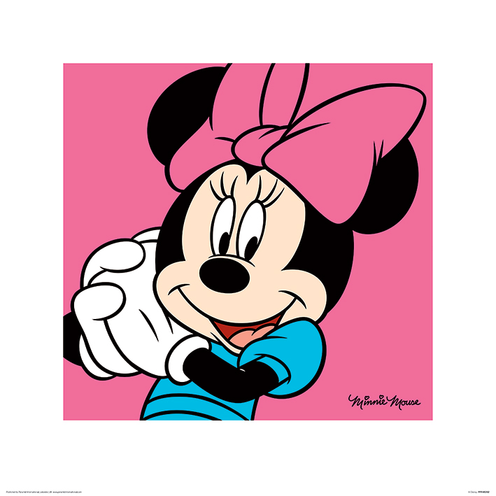 Minnie Mouse (Pink) Art Prints