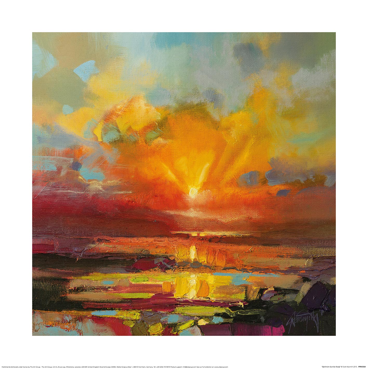 Scott Naismith (Optimism Sunrise Study) Art Print