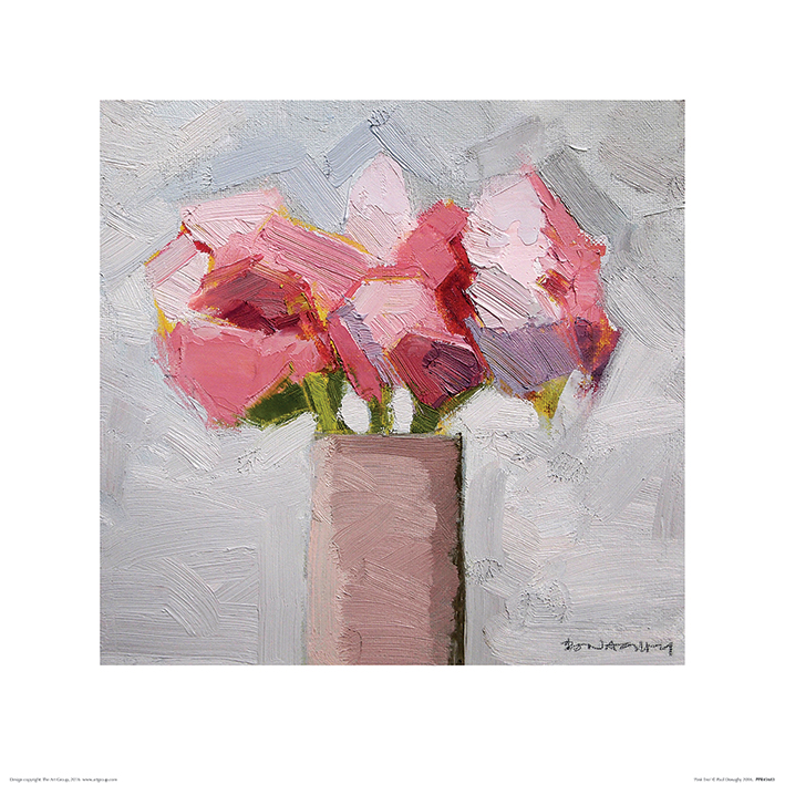 Paul Donaghy (Pink Trio) Art Print