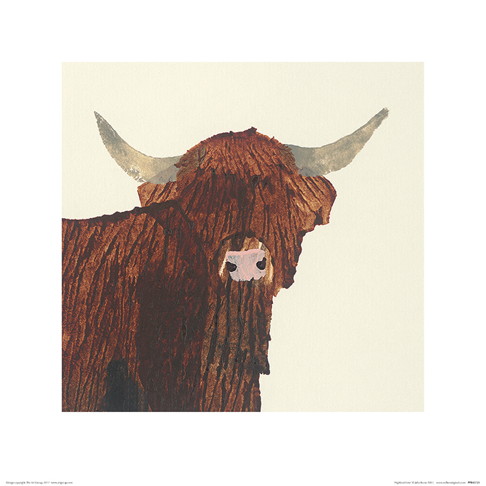 Julia Burns Highland Cow Art Print The Art Group 