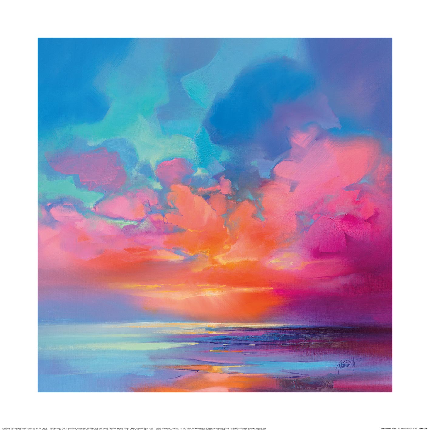 Scott Naismith (Creation of Blue 2) Art Print