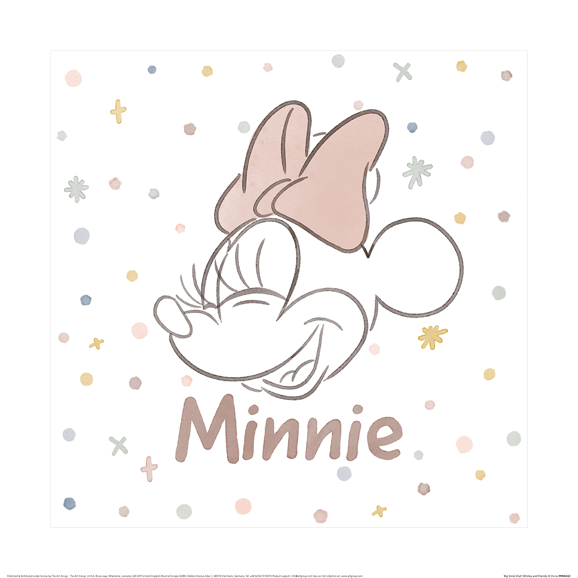 Mickey and Friends (M is for Minnie) Art Prints
