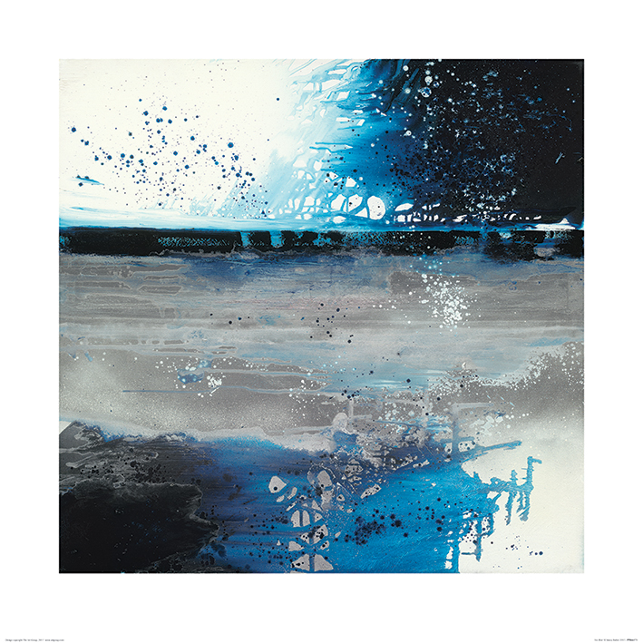 Soozy Barker (Ice Blue) Art Print
