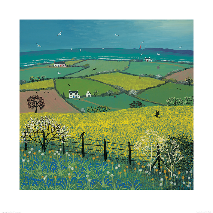 Jo Grundy (Coastal View) Art Print