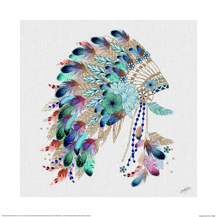 Summer Thornton (Tribal Headdress) Art Prints