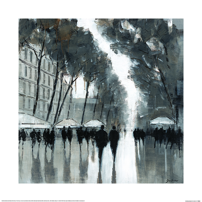 Jon Barker (Las Ramblas, Barcelona) Art Print