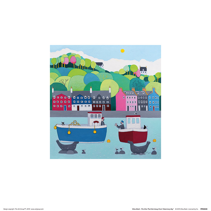 Ailsa Black (The One That Got Away From Tobermory Bay) Art Prints