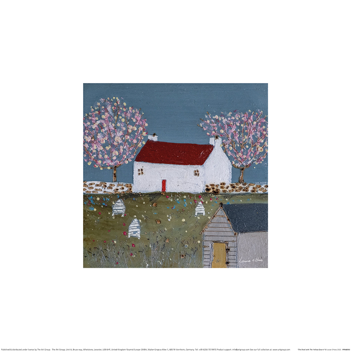 Louise O'Hara (The Shed with the Yellow Door II) Art Print