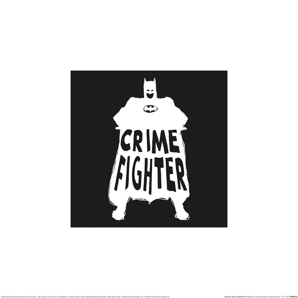 Batman (Crime Fighter) Art Print