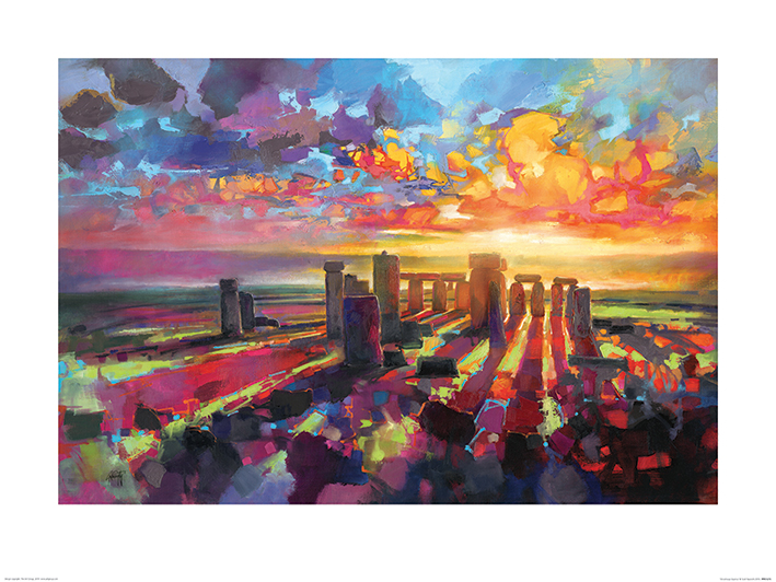 Scott Naismith (Stonehenge Equinox) Art Print