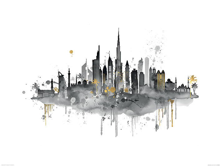 Summer Thornton (Dubai Skyline) Art Prints