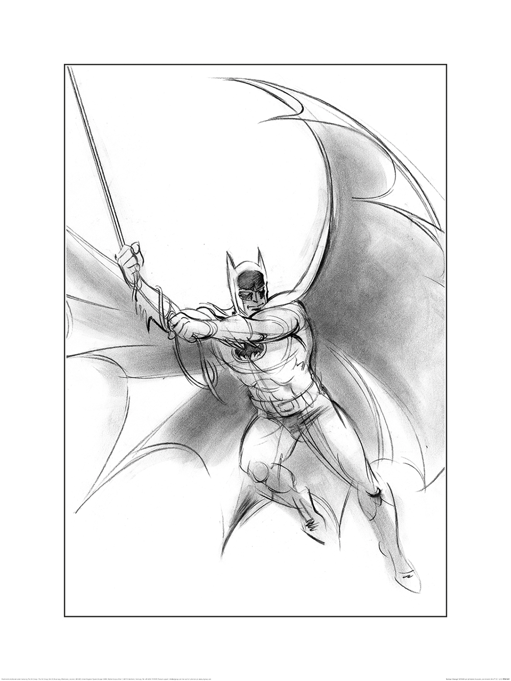 Batman (Swoop) Art Prints