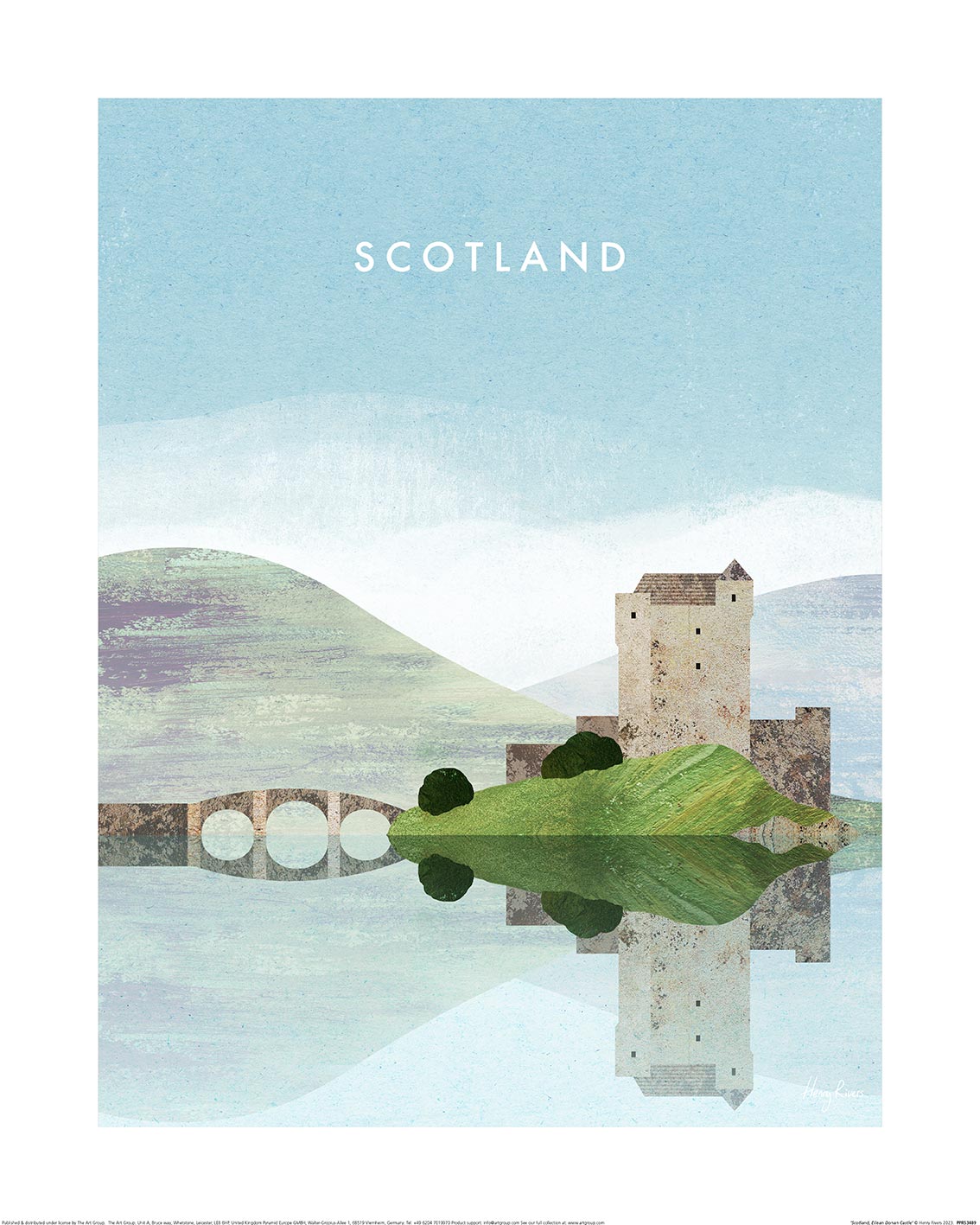 Henry Rivers (Scotland, Eilean Donan Castle) Art Prints