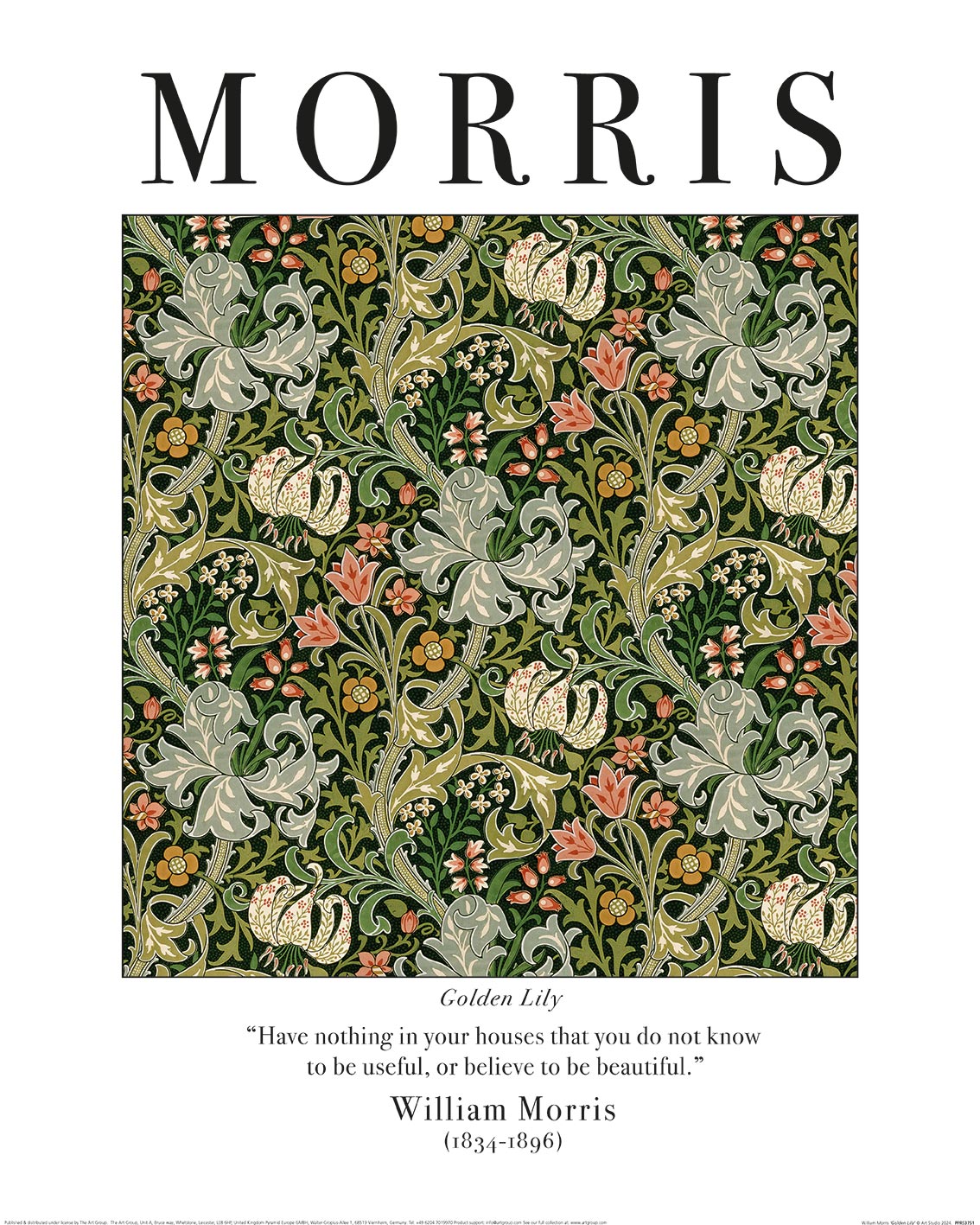 William Morris (Golden Lily) Art Prints