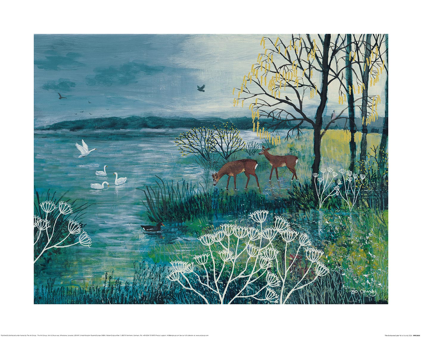 Jo Grundy (The Enchanted Lake) Art Prints