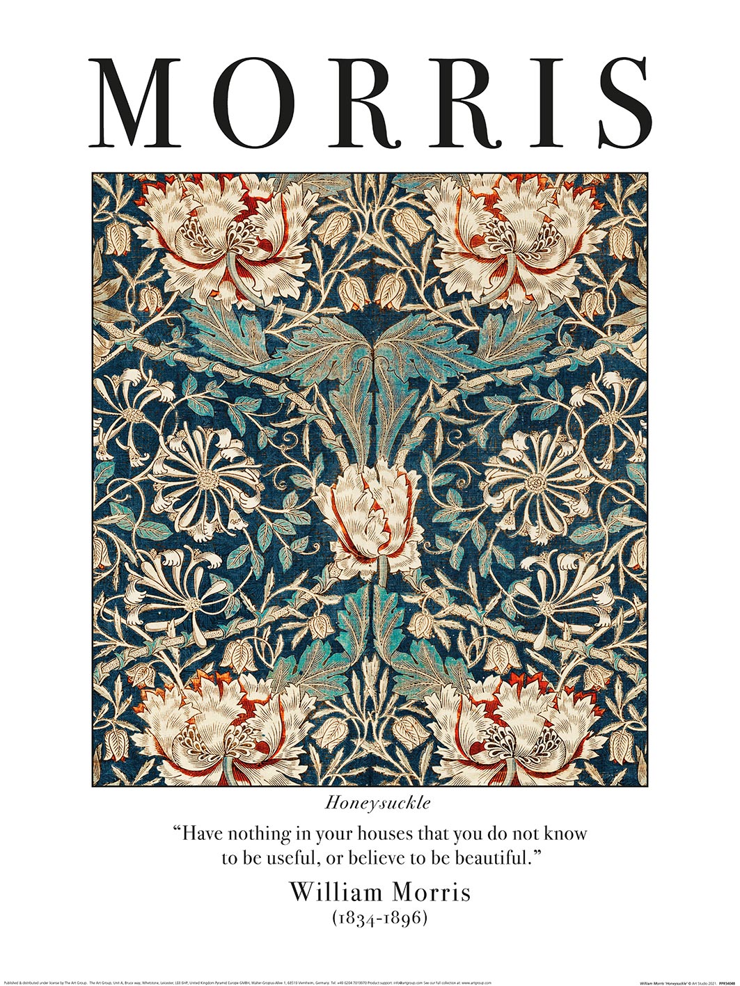 William Morris (Honeysuckle) Art Prints