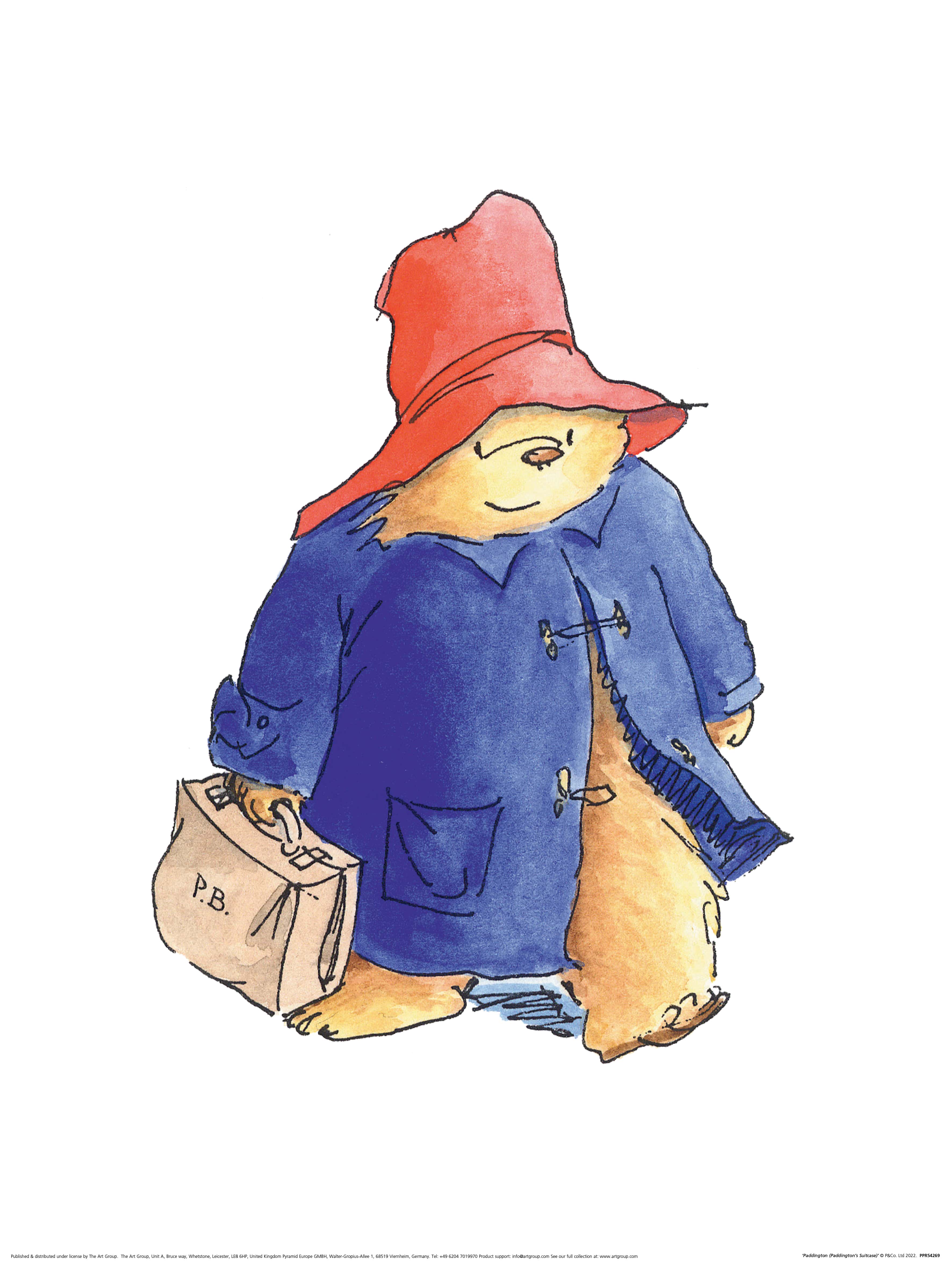 Paddington Bear (Paddington's Suitcase) Art Print | The Art Group