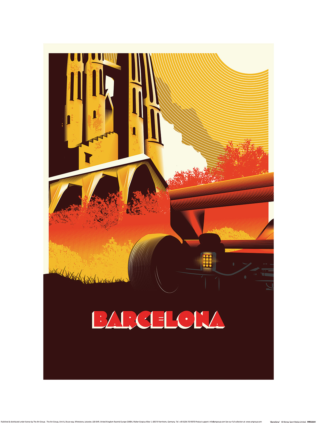 Zoom F1 (Barcelona) Art Print