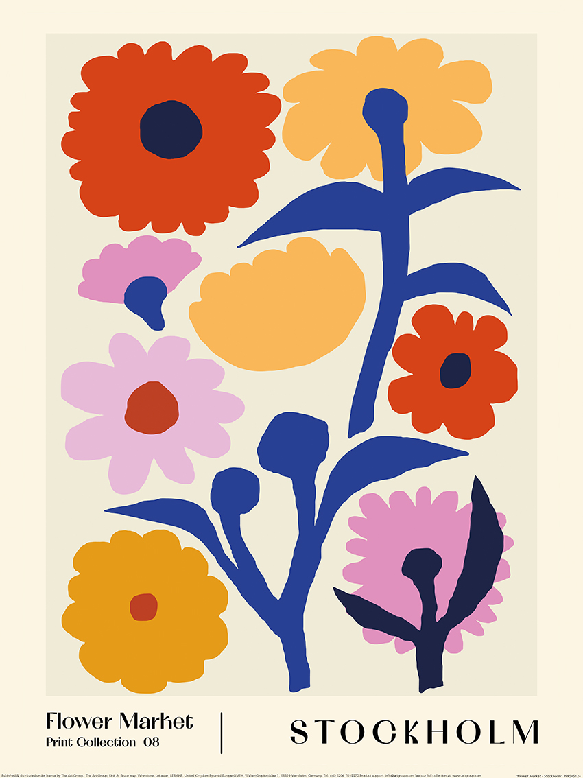 NKTN 9 (Flower Market - Stockholm) Art Print