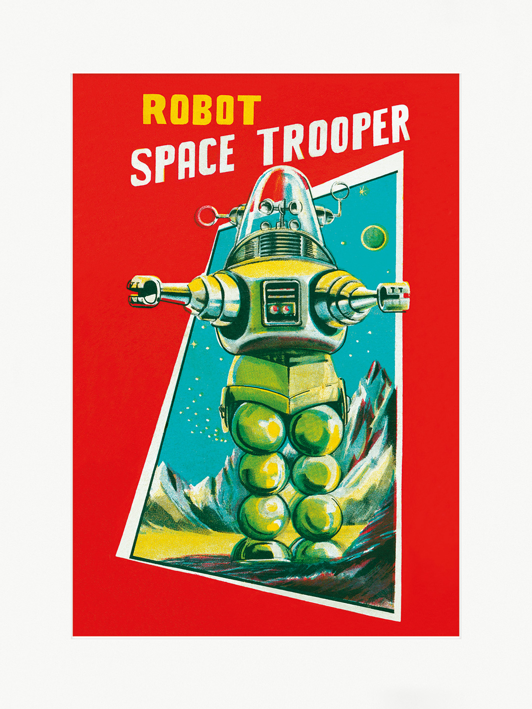 Robot Space Trooper Art Prints