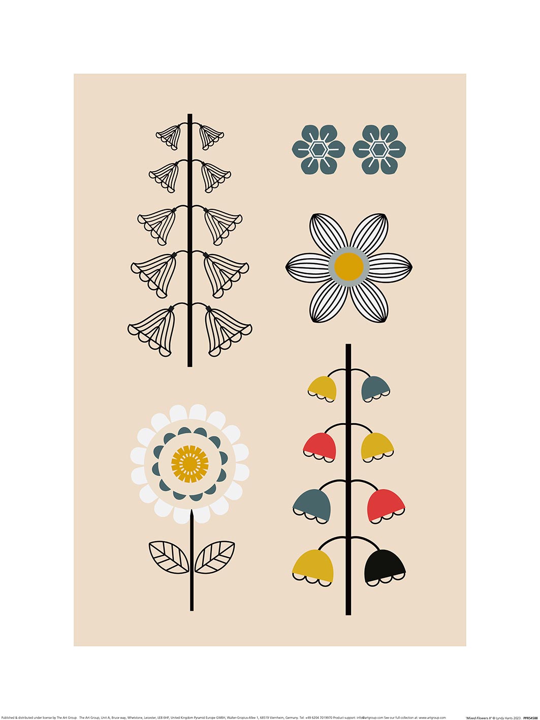 Lyndy Hants (Mixed Flowers II) Art Prints