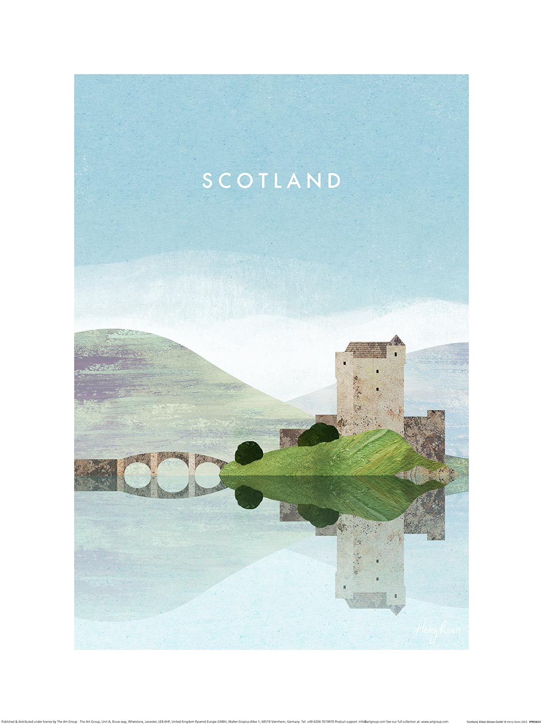 Henry Rivers (Scotland, Eilean Donan Castle) Art Prints