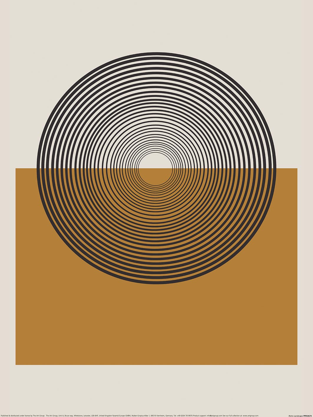 The Minus Studio (Retro Landscape) Art Prints