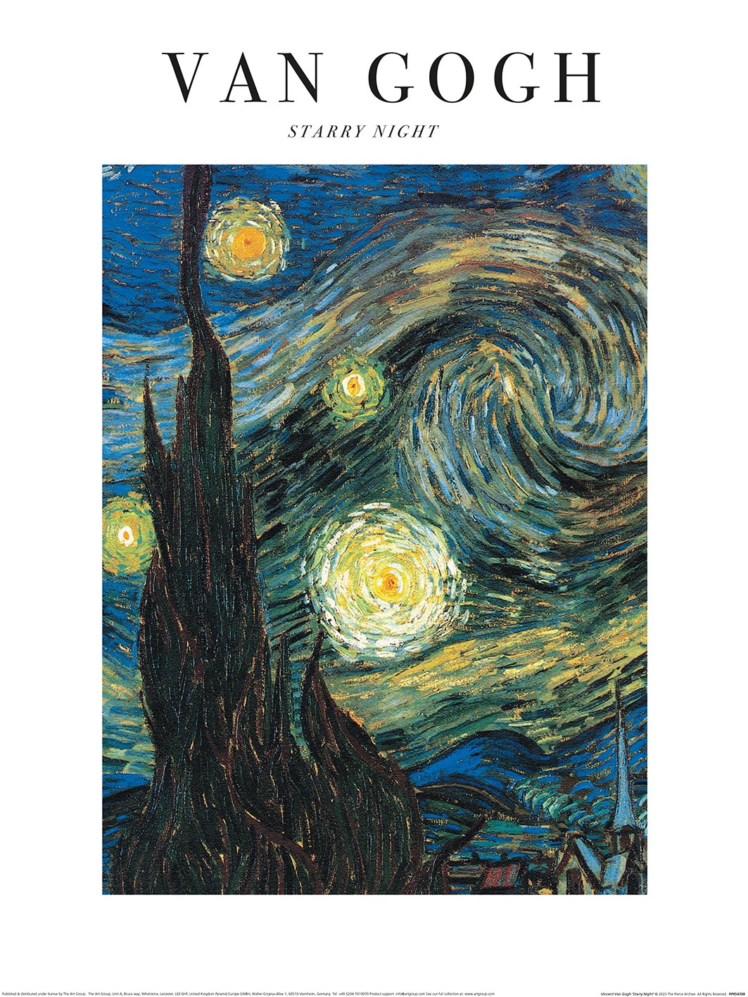 Vincent Van Gogh (Starry Night) Art Prints