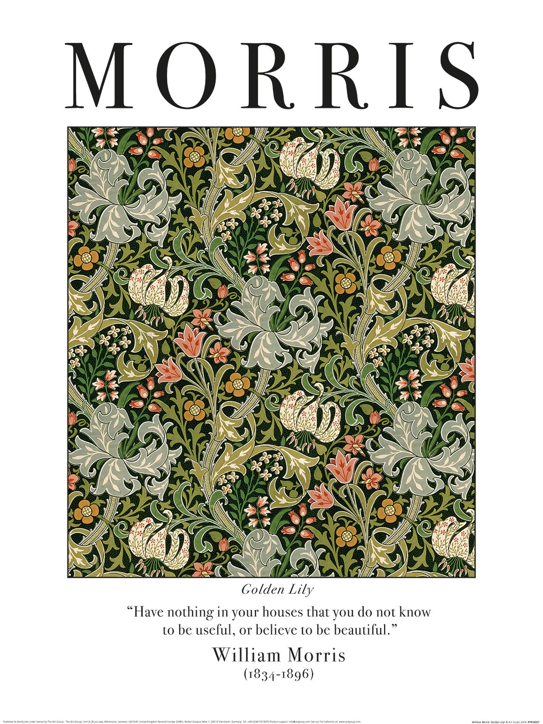 William Morris (Golden Lily) Art Prints