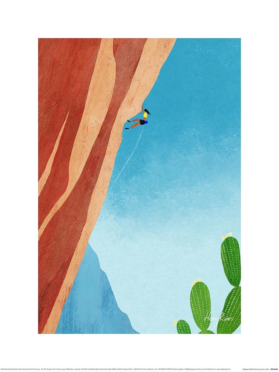 Henry Rivers (Canyon Climb) Art Print | The Art Group