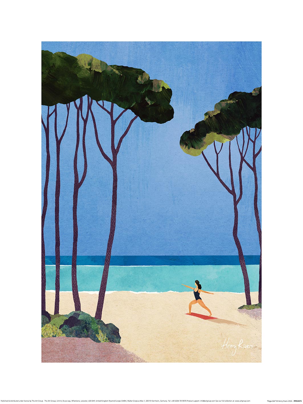 Henry Rivers (Yoga Girl) Art Print | The Art Group