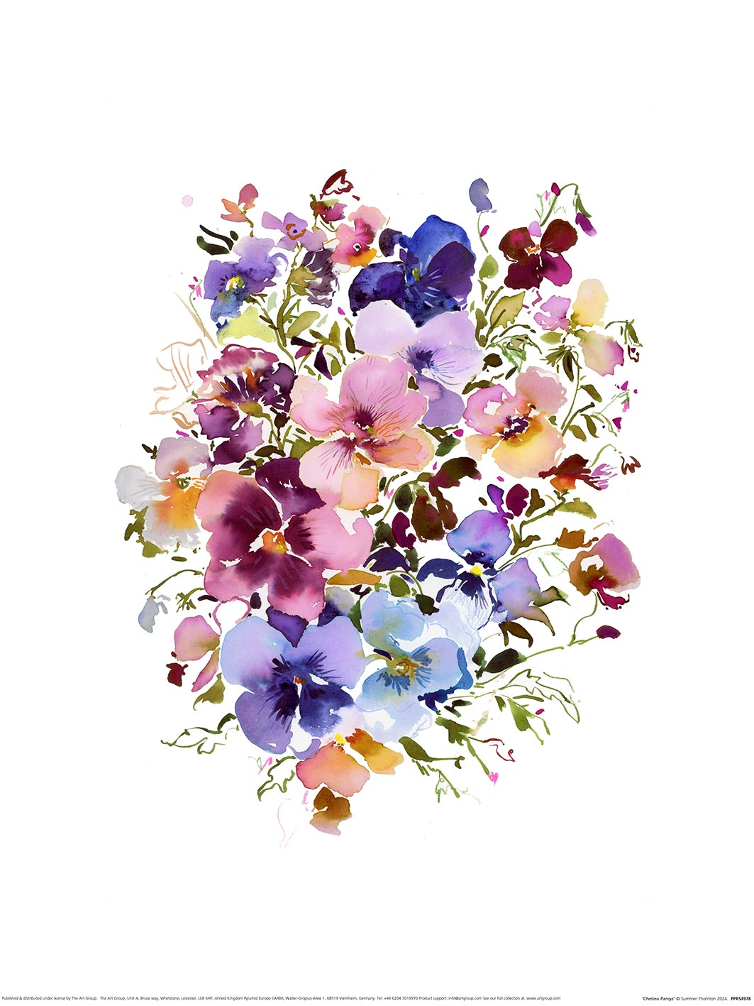 Summer Thornton (Chelsea Pansys) Art Print