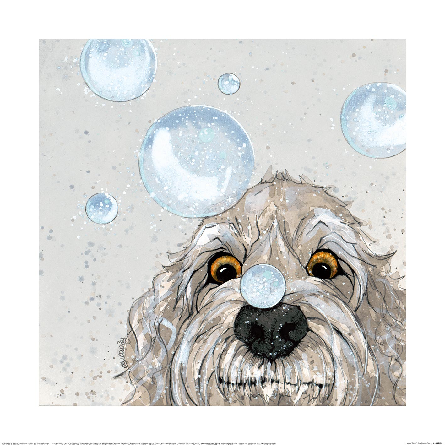 Bev Davies (Bubbles) Art Print