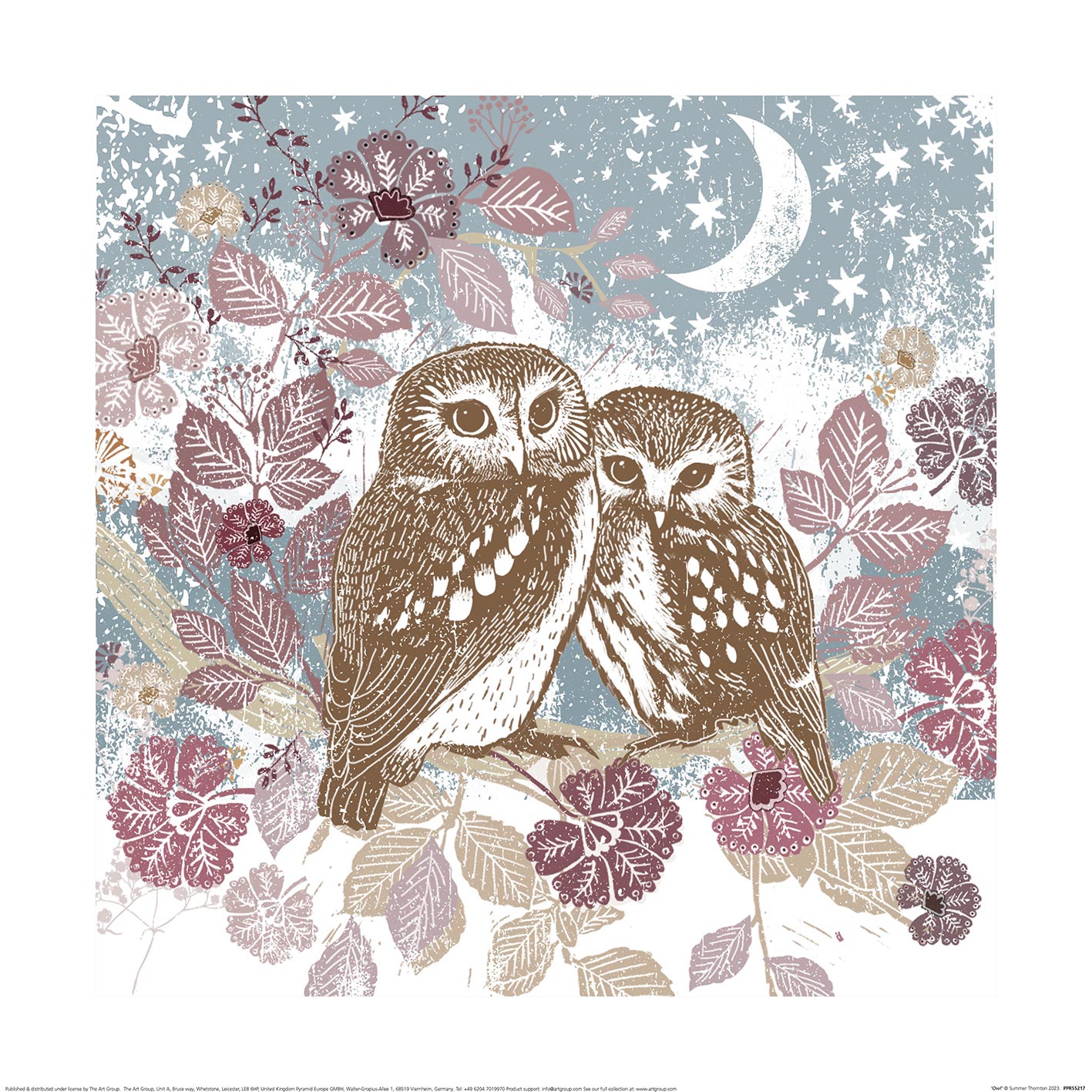Summer Thornton (Woodland Nature - Owl) Art Print | The Art Group