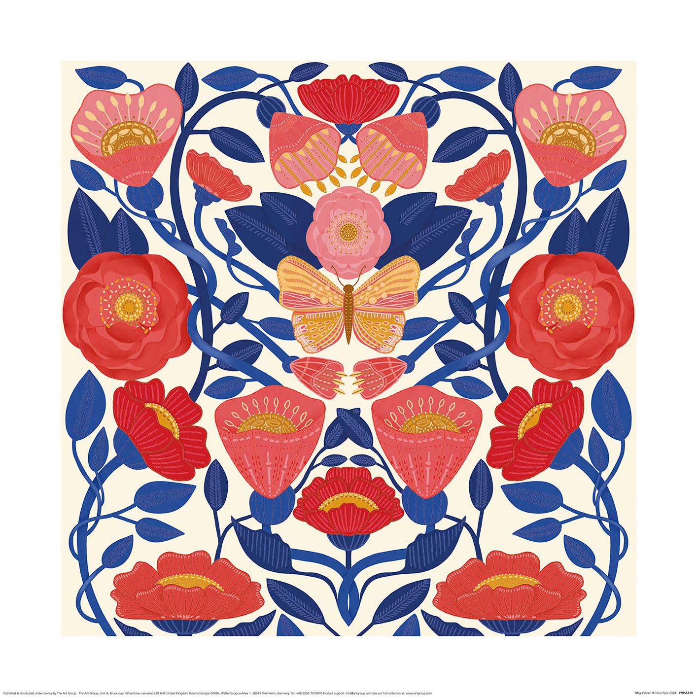 Nina Pace (May Floral) Art Prints