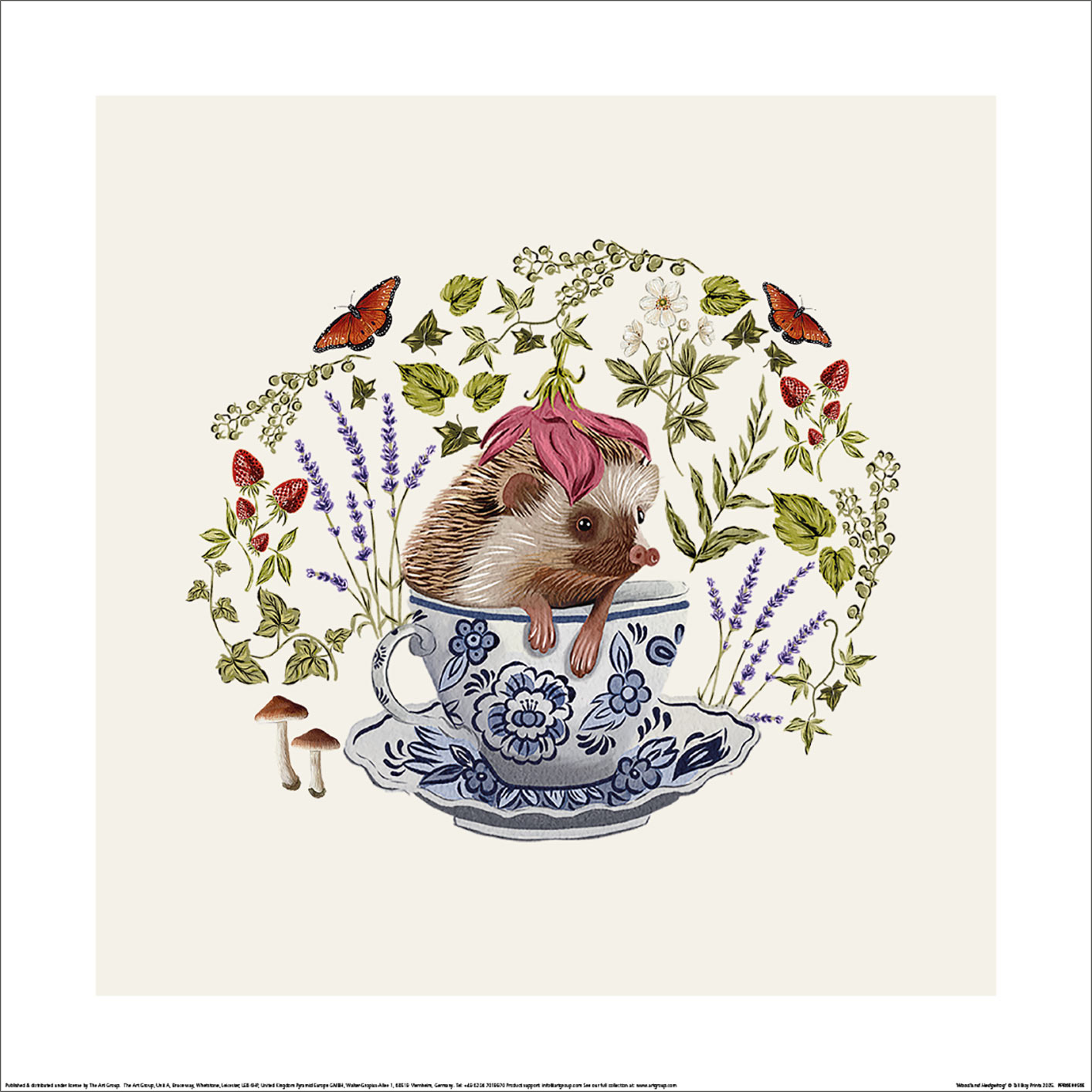 Tall Boy Prints (Woodland Hedgehog) Art Prints