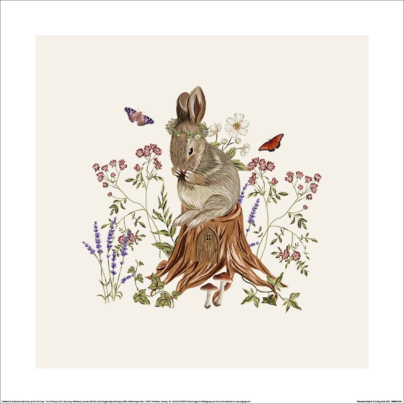 Tall Boy Prints (Woodland Rabbit) Art Prints
