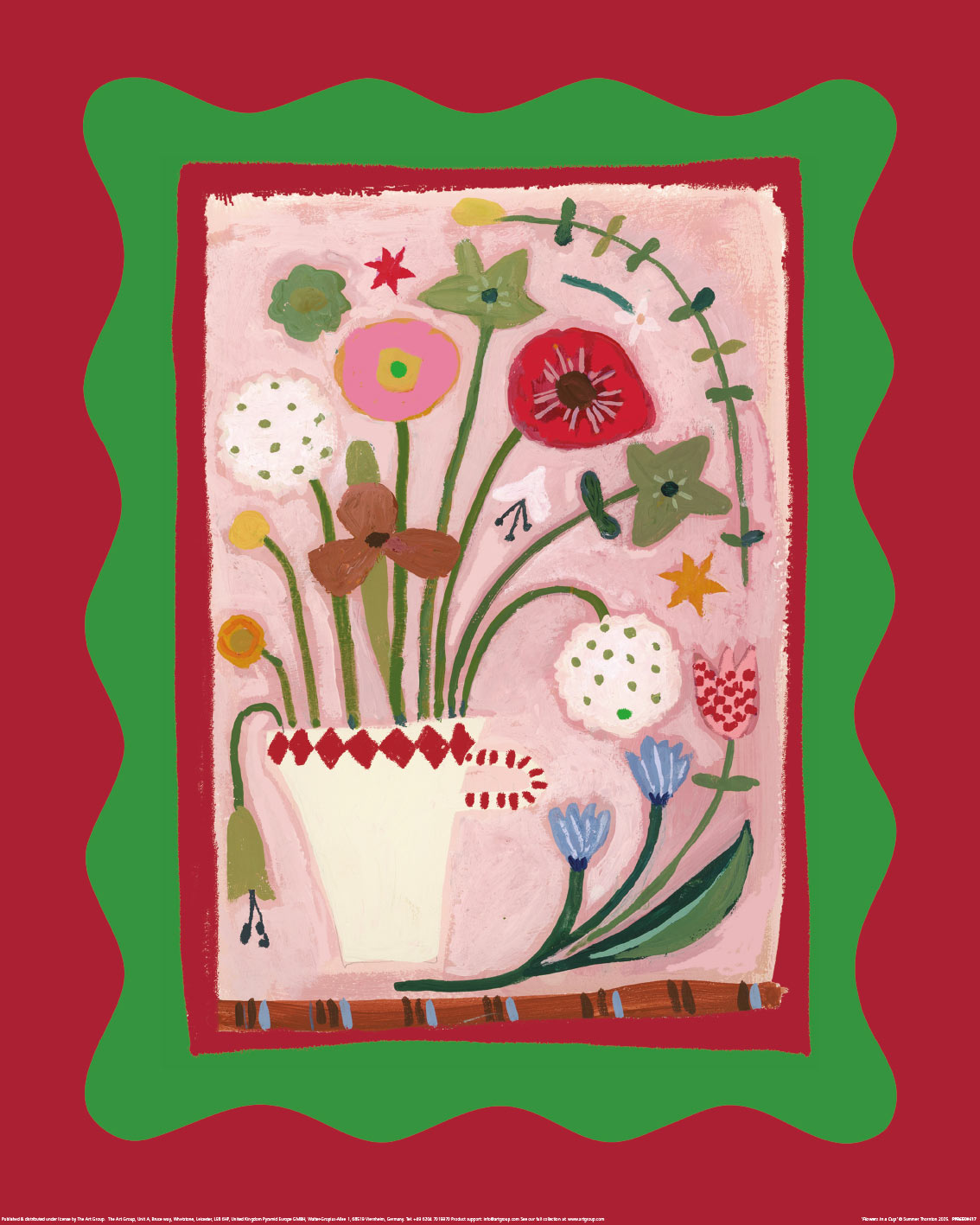 Summer Thornton (Flowers in a Cup) Art Print | The Art Group