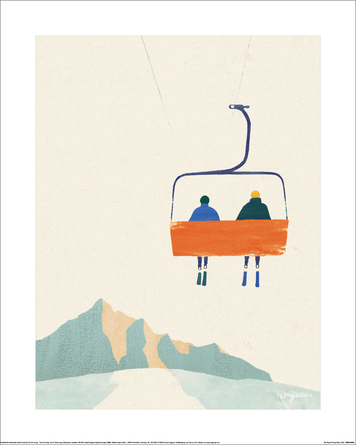 Henry Rivers (Ski Day) Art Print | The Art Group