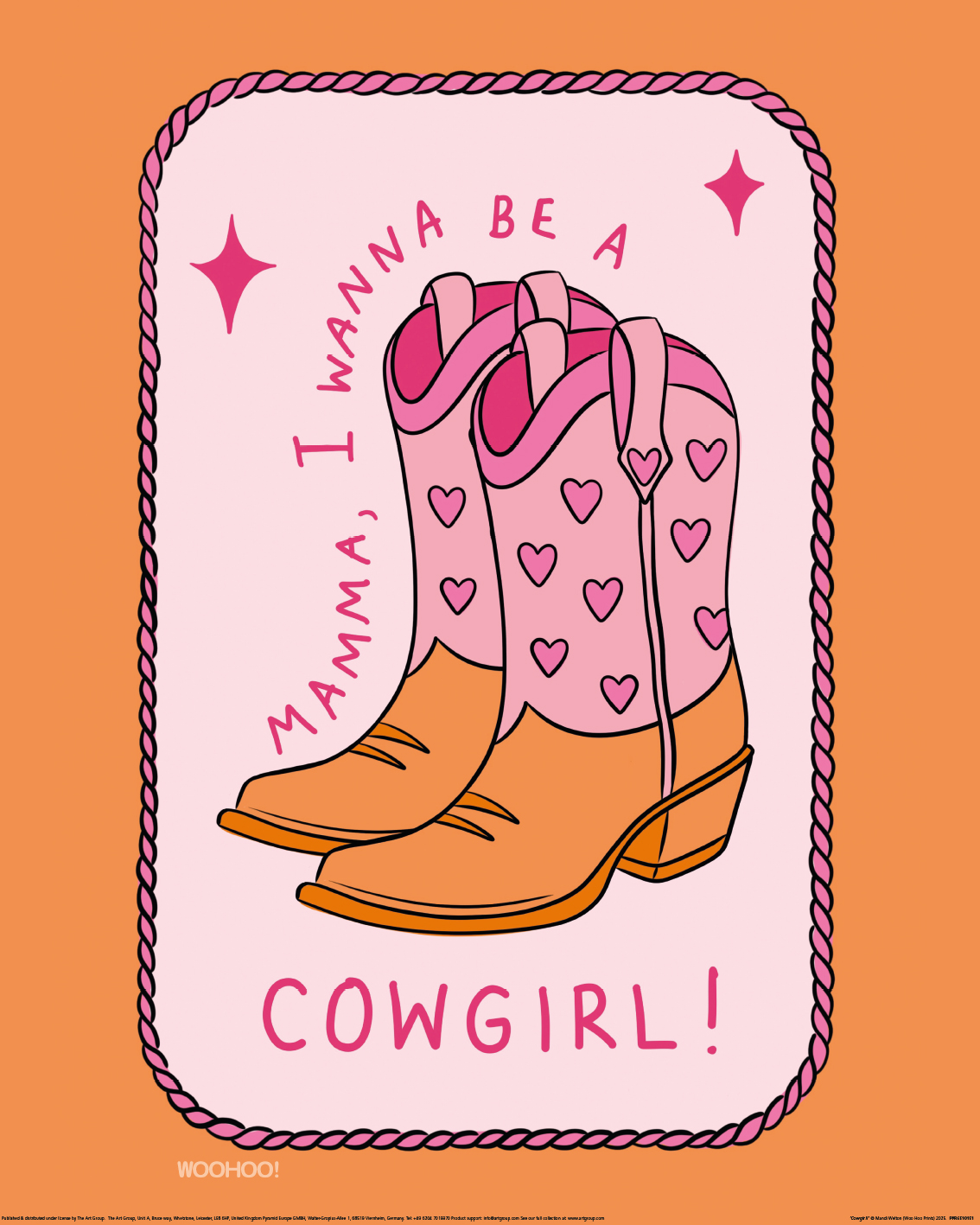 Mandi Welton - Woo Hoo Prints (Cowgirl!) Art Prints