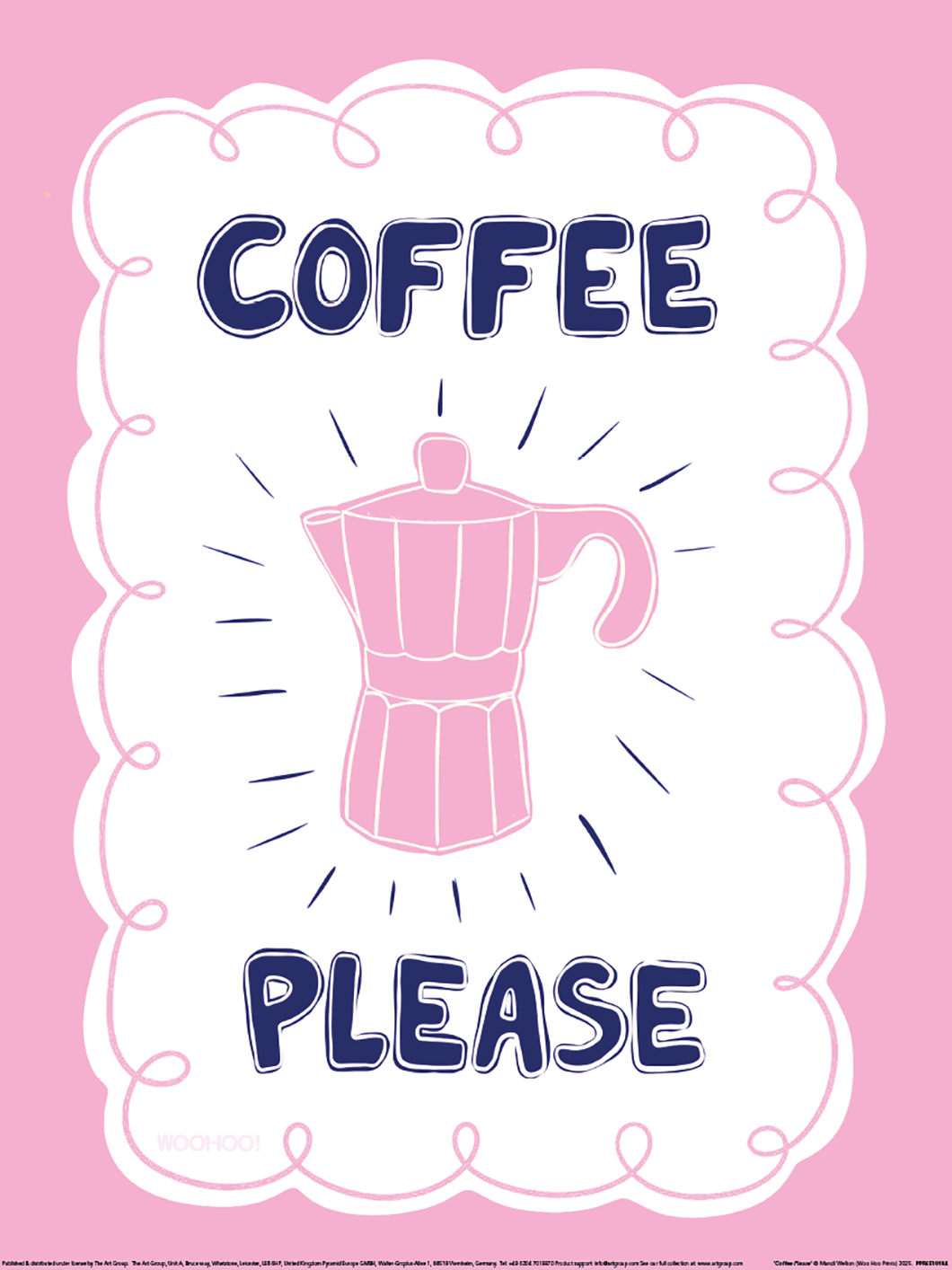 Mandi Welton - Woo Hoo Prints (Coffee Please) Art Print