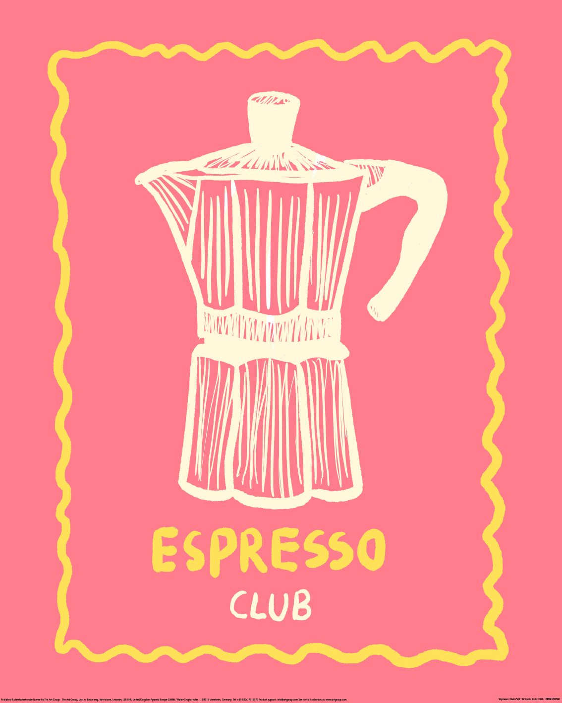 Studio Dolci (Espresso Club Pink) Art Prints