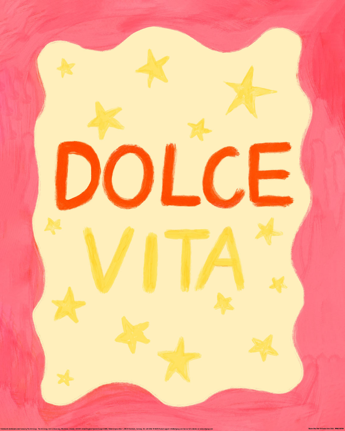 Studio Dolci (La Dolce Vita Pink) Art Prints