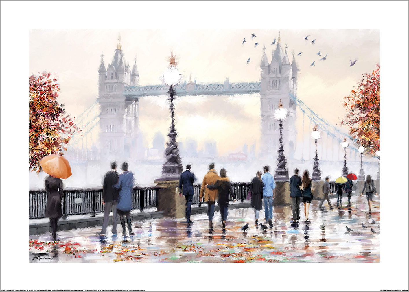 Richard Macneil (Fog on the Thames) Art Prints