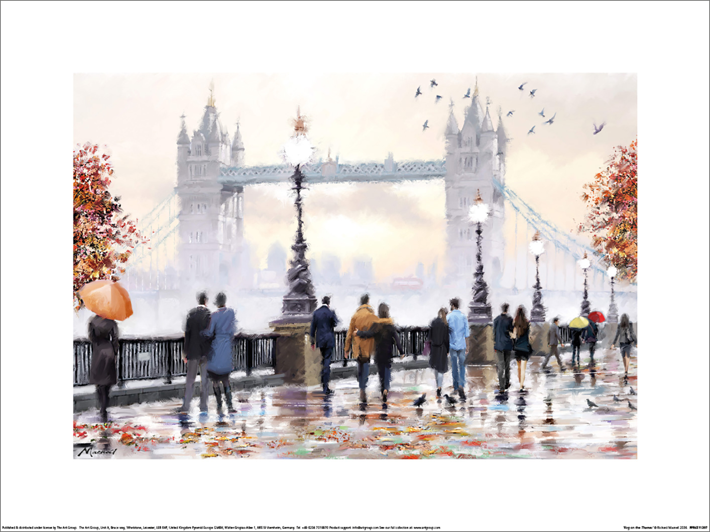 Richard Macneil (Fog on the Thames) Art Print